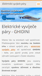 Mobile Screenshot of elektricke-vyvijece-pary.cz